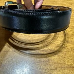 Made in Italy men’s black belt